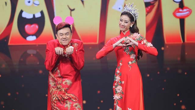 Hoa hậu Khánh Vân mời Chí Tài về nhà ăn Tết