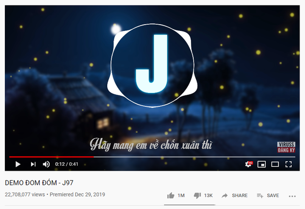 Bản demo của Jack chỉ đăng ké thôi mà trở thành video nhiều view và like nhất trên kênh YouTube của ViruSs! - Ảnh 1.