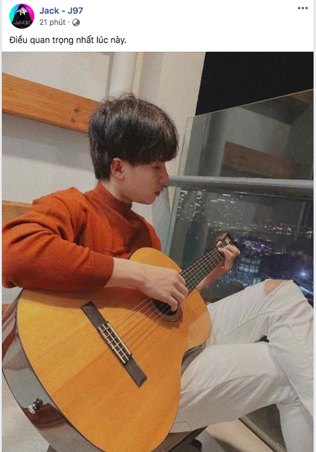 Giữa ồn ào nghi vấn nói xấu Sơn Tùng M-TP và ViruSs, Jack bình yên ôm đàn guitar cùng lời chia sẻ đáng chú ý - Ảnh 3.