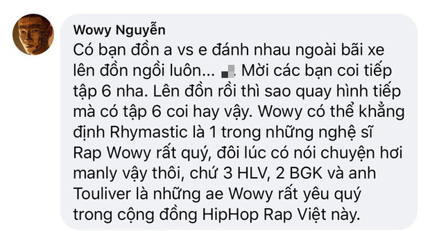 Rhymastic thừa nhận có đánh nhau kín với Wowy trên sân khấu Rap Việt - Ảnh 4.
