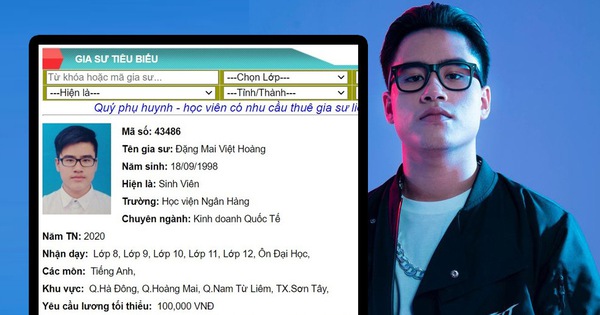 Được truy lùng sau tập 8 Rap Việt, “cơn địa chấn” G.Ducky lộ profile sáng gia sư, tối về làm rapper!