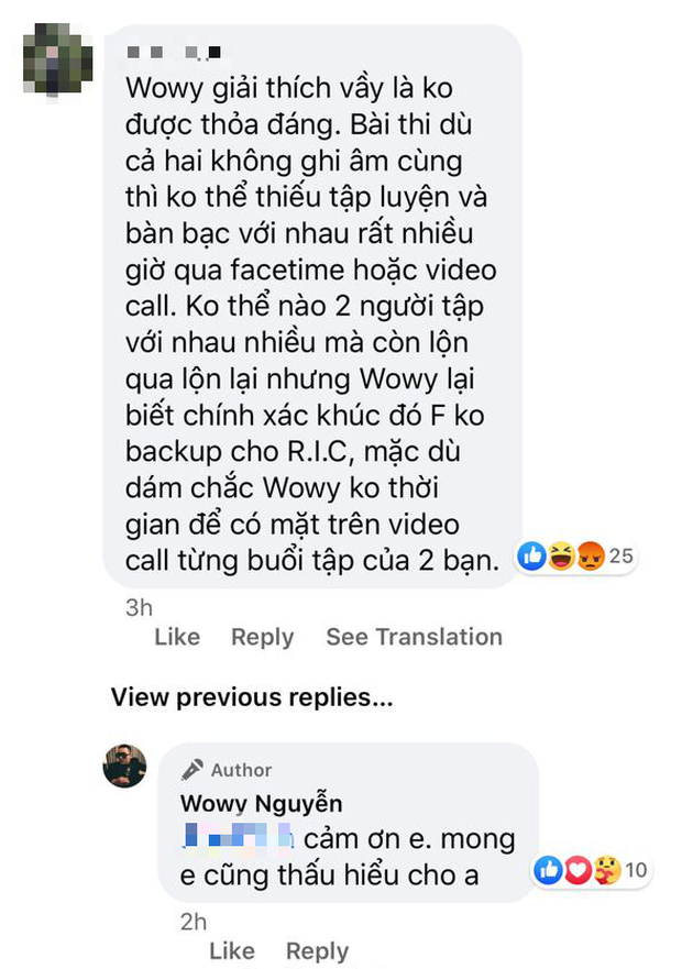 HLV Wowy kêu gọi cộng đồng mạng dừng bắt nạt học trò, đáp trả ý kiến anh phản ứng gay gắt với giám khảo Rap Việt - Ảnh 6.