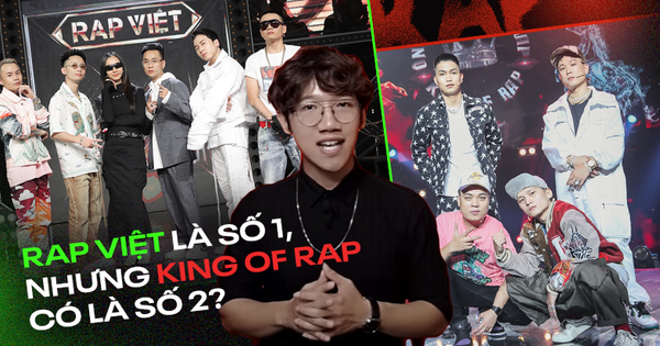 Rap Việt là số 1 nhưng King Of Rap liệu có phải là số 2 khi khoảng cách 2 show đã quá lớn?