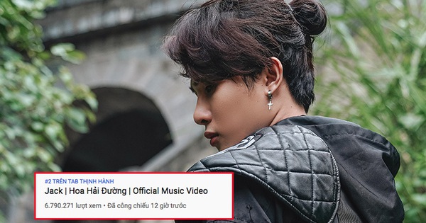 Sau 12 giờ, MV của Jack lọt top trending 5 quốc gia nhưng không vượt được Rap Việt để chiếm #1 YouTube Việt Nam