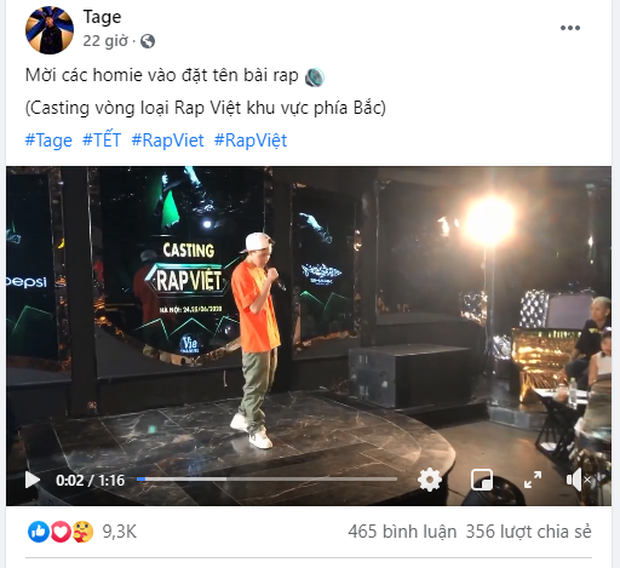 Tage ngầu đét ngay từ vòng loại Rap Việt: tự giới thiệu học lớp 13, ngạo nghễ khẳng định Một sáng thức giấc nhạc được fan Rap Hà Nội thuộc - Ảnh 1.