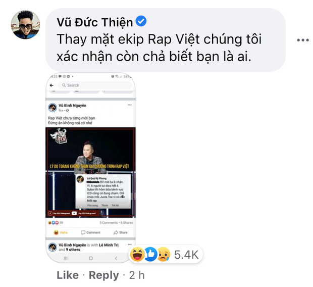 Rhymastic và Wowy đáp trả cực gắt sau khi rapper Torai9 tuyên bố từng từ chối lời mời của Rap Việt, còn cà khịa JustaTee không biết rap - Ảnh 4.