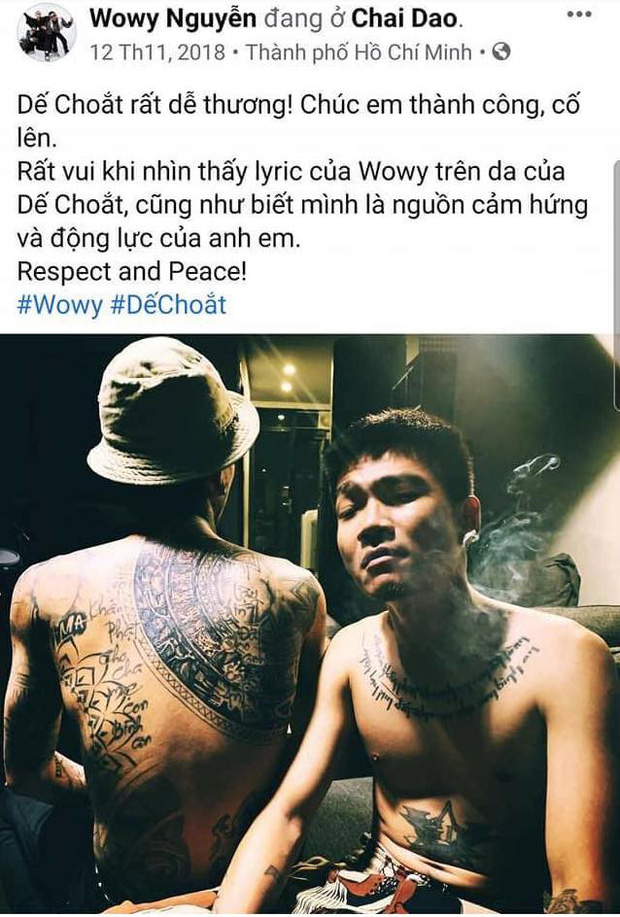 Trước khi thành thầy trò tại Rap Việt, Dế Choắt từng là fan cứng lập cả fanpage ủng hộ Wowy từ năm 13 tuổi - Ảnh 1.