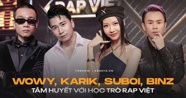 Wowy, Karik, Suboi, Binz tâm huyết với dàn học trò ra sao tại Rap Việt?