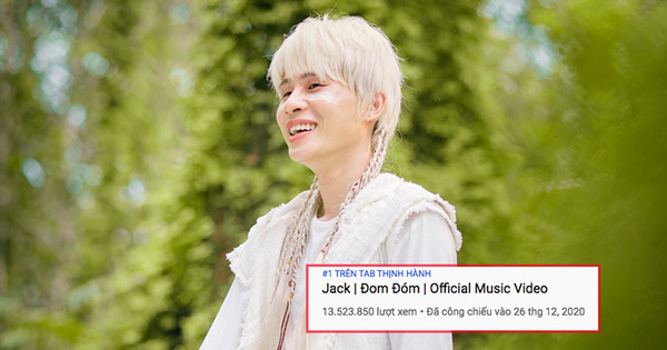 Jack chính thức đạt #1 trending YouTube sau 2 ngày, chặn luôn đường phá kỷ lục của Sơn Tùng M-TP