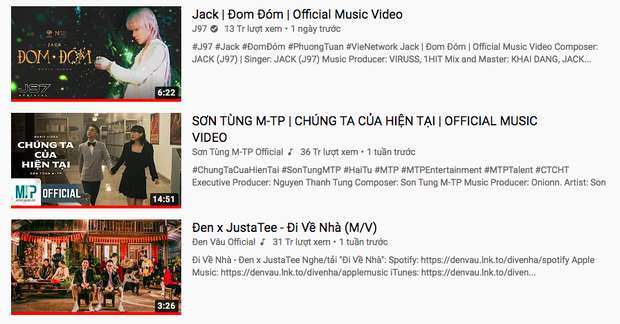 Jack chính thức đạt #1 trending YouTube sau 2 ngày, chặn luôn đường phá kỷ lục của Sơn Tùng M-TP - Ảnh 3.