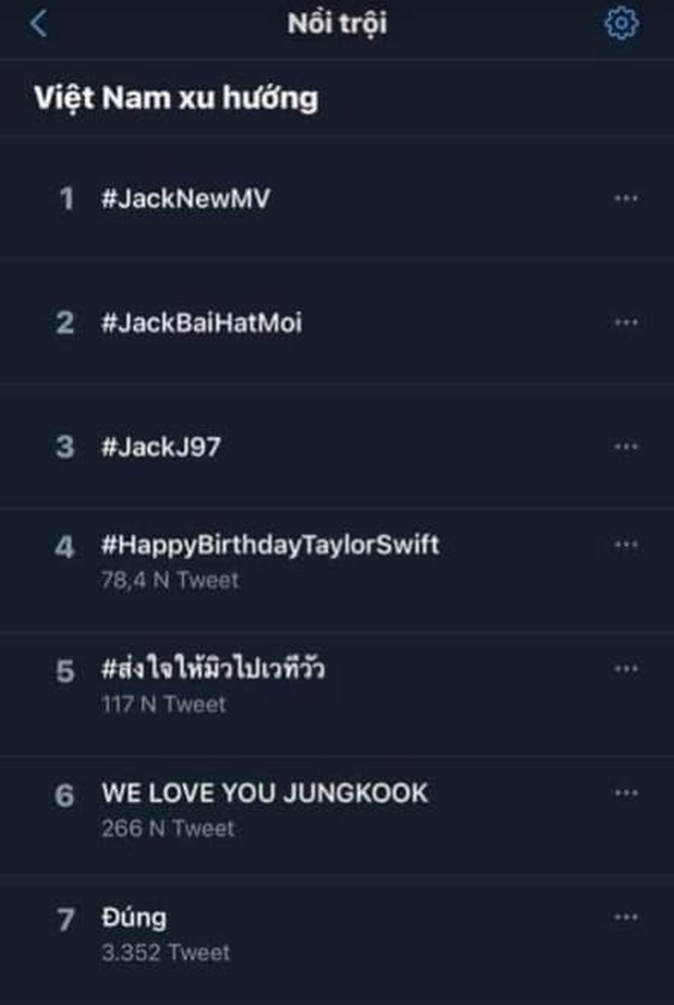 Jack vừa thả thính comeback, fan đã đẩy hashtag phủ sóng toàn bộ top đầu trending Twitter Việt Nam - Ảnh 2.