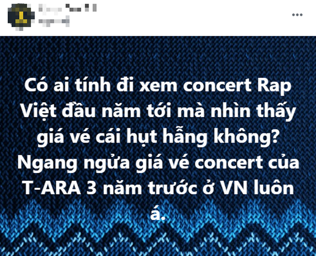 Netizen tranh cãi về giá vé concert Rap Việt, chê đắt hơn cả concert của sao Kpop đến Việt Nam? - Ảnh 4.