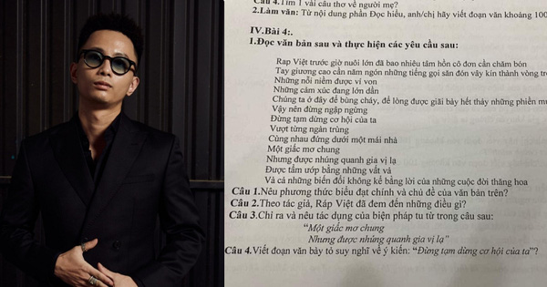 Rhymastic khoe verse rap trong ca khúc chủ đề Rap Việt vào đề Văn nhưng đã được netizen “tiên tri” từ 4 tháng trước?