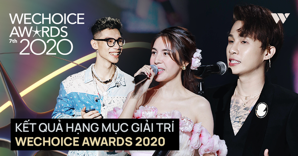 Kết quả 6 hạng mục giải trí WeChoice Awards 2020: Thuỷ Tiên – MCK được xướng tên, bất ngờ nhất Jack và “cuộc đua nghẹt thở” với Sơn Tùng