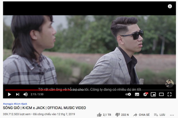 Netizen tranh cãi vì thành tích view khủng của K-ICM trong năm 2020: Toàn nhờ công Jack mà cũng tự hào?  - Ảnh 4.