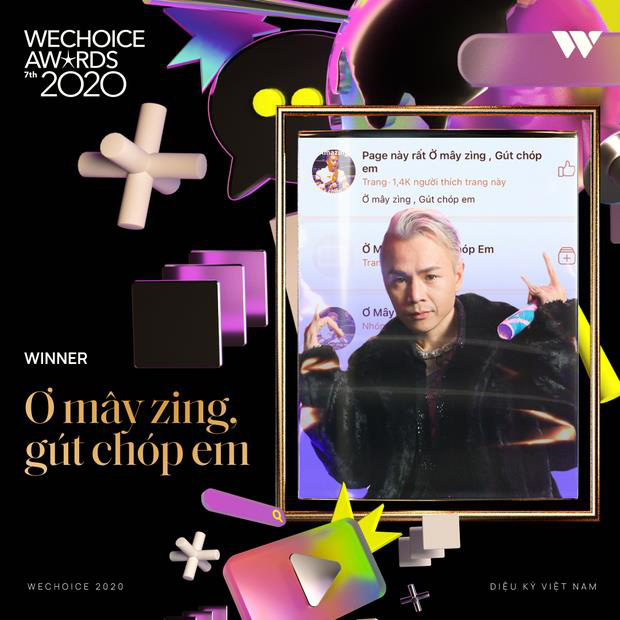 Rap Việt đại thắng tại WeChoice Awards 2020, Binz - Dế Choắt - MCK đều có giải mang về - Ảnh 5.
