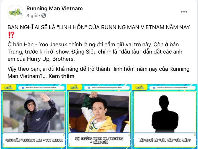 Running Man Vietnam: Không có Trấn Thành, Trường Giang liệu sẽ là “Anh Cả” dù thể lực yếu hơn người này?