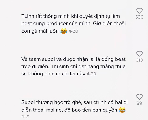 Tlinh mang hit tại Rap Việt đi diễn, netizen kháo nhau: Sáng suốt về team Suboi vì có núi beat free không lo bản quyền - Ảnh 3.