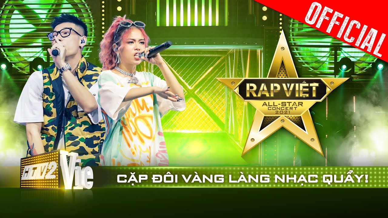 Live concert: MCK – TLinh xứng danh cặp đôi vàng trong làng nhạc quẩy! | Rap Việt All-Star 2021