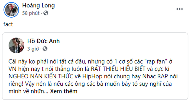 Biến gì đây: loạt thí sinh Rap Việt MCK, Gonzo,... đồng loạt chia sẻ 1 bài viết chỉ trích rap fan hiện nay thiếu hiểu biết, nghèo nàn kiến thức? - Ảnh 2.