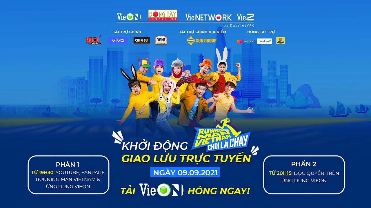 CHƠI LÀ CHẠY 2021 | Dàn cast Running Man Vietnam – Chơi Là Chạy giao lưu trực tuyến cùng fan