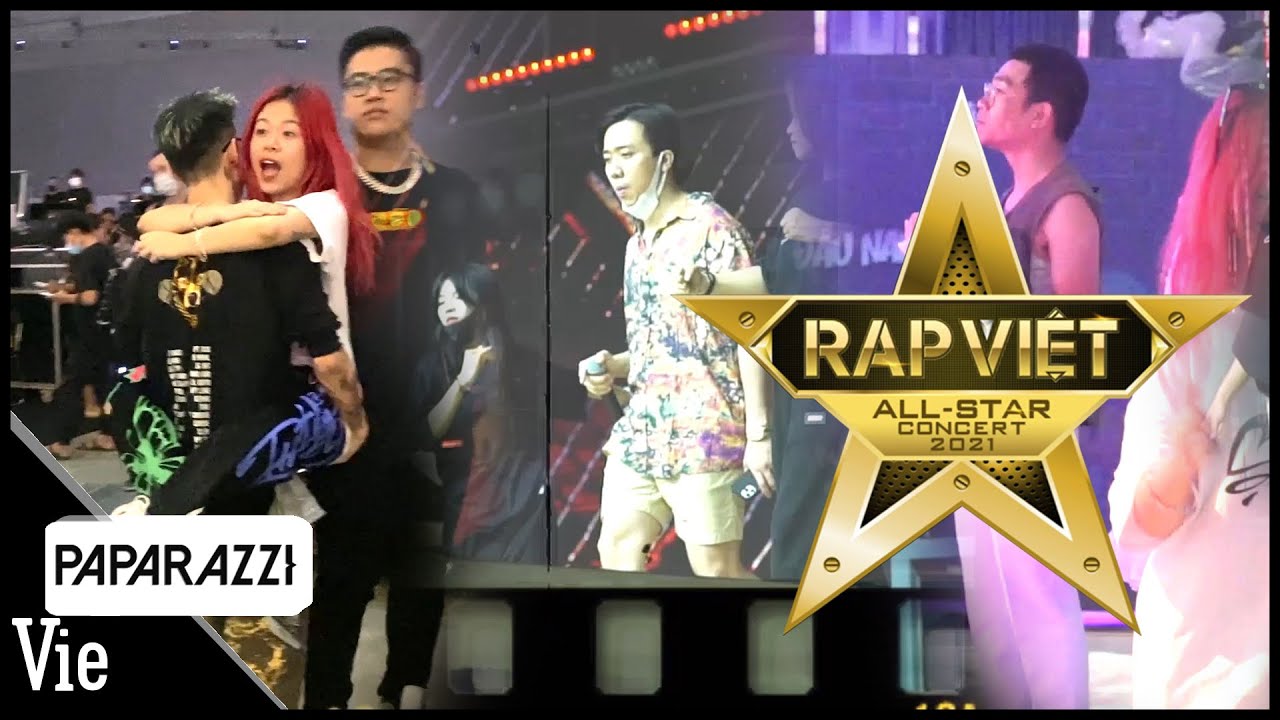 ViePaparazzi | Rap Việt All-Star Concert: Trấn Thành – Binz tập luyện hăng say, MCK-TLinh ôm nhau giỡn đụng GDucky