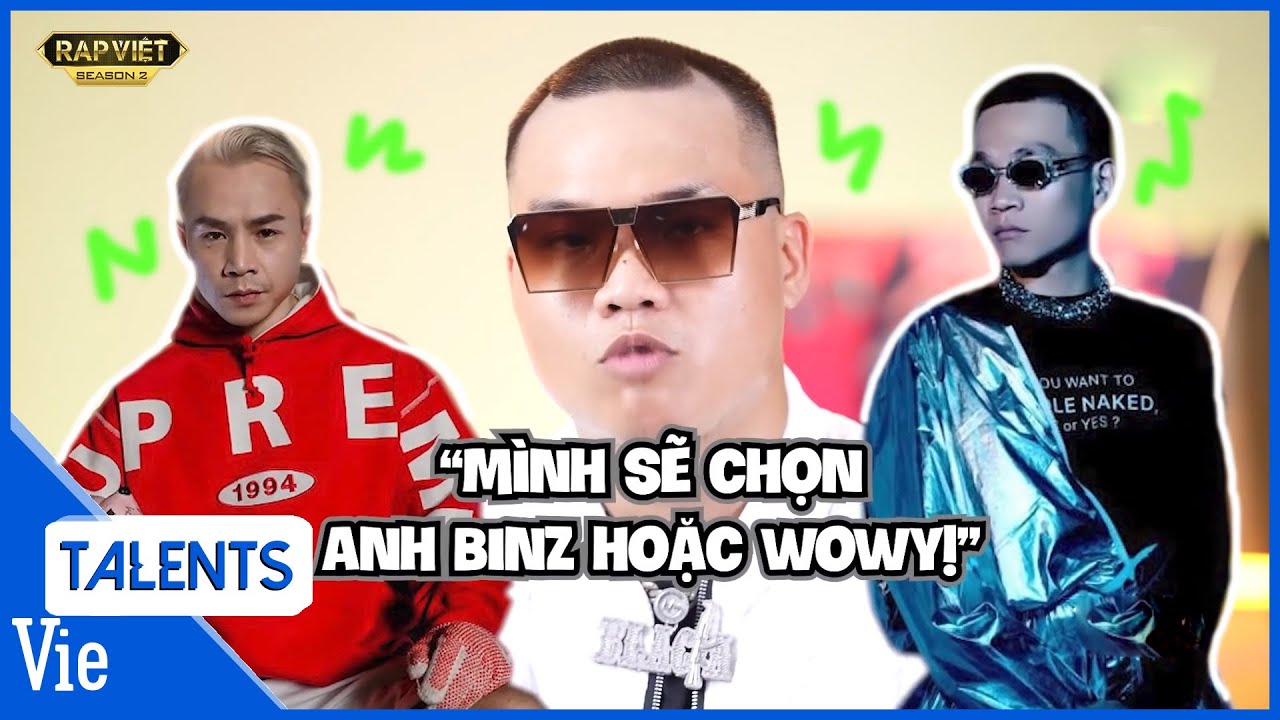 Blacka muốn về đội Wowy hoặc Binz, để ý...chuột của Touliver | Rap Việt Mùa 2