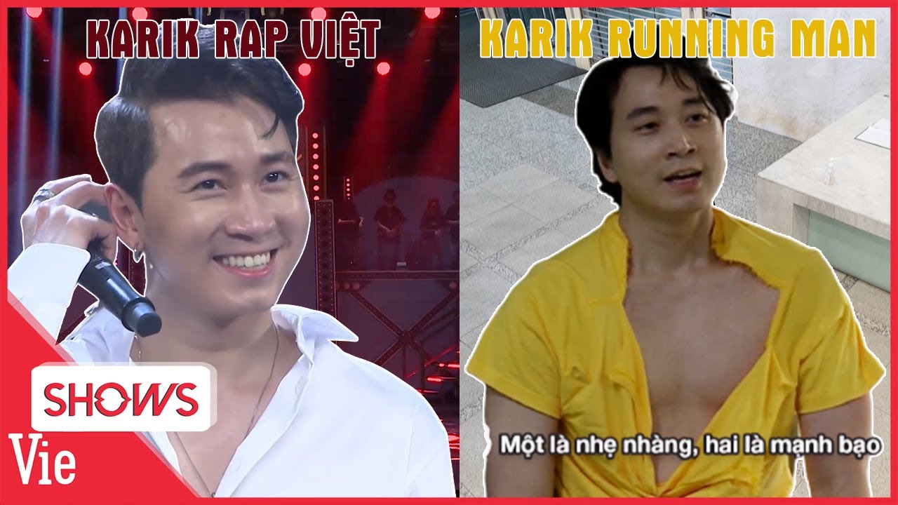 Điểm lại khoảnh khắc SOÁI CA Rap Việt Karik và quá trình bị hành thành BOY TẢ TƠI ở Running Man