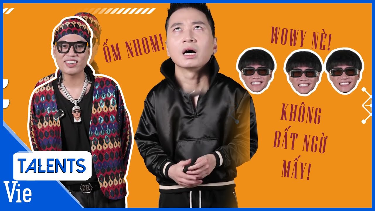 Karik bất ngờ LK "ốm nhom, như 1 cây que", không lạ gì quả đầu của Wowy | Rap Việt Mùa 2