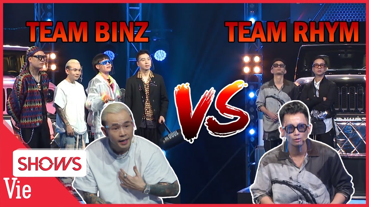 Rap Việt Tập 3 nổ ra tranh cãi giữa BINZ và RHYM, liệu đội nào sẽ chiêu mộ được nhân tài đêm nay?