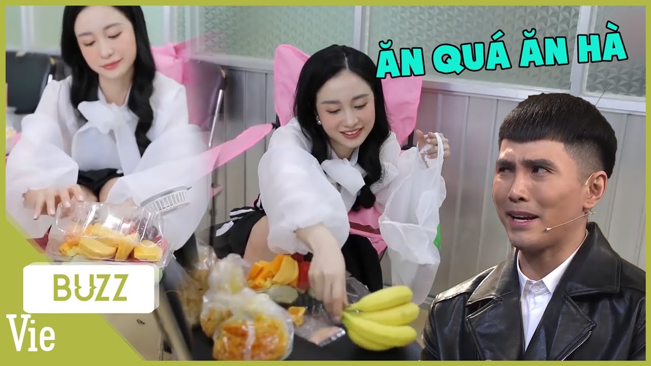 VieBuzz | "Nữ hoàng ẩm thực" Jun Vũ bê nguyên sạp trái cây và bánh tráng lên phim trường, Will bị "ghẻ lạnh"