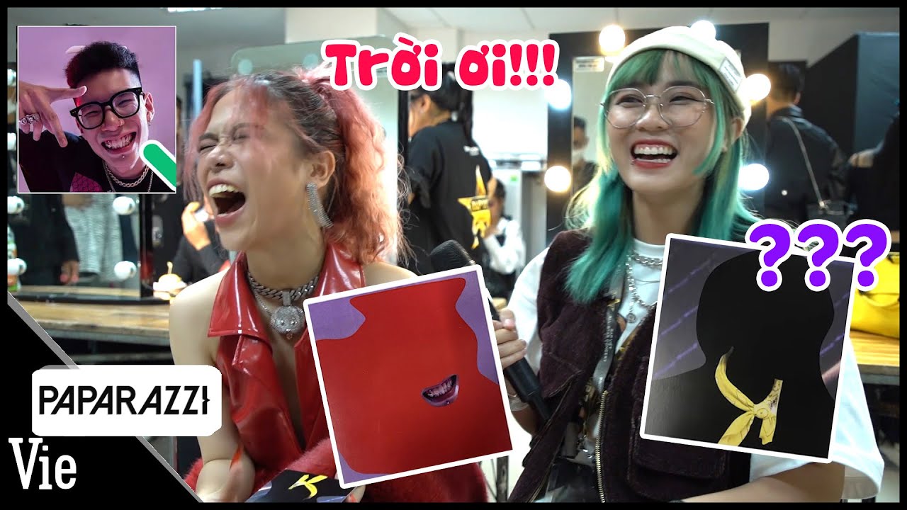 ViePaparazzi | Chơi game Rap Việt cùng MisThy: TLinh đoán ra MCK trong 1s, cười ha hả bó tay với hình Gonzo