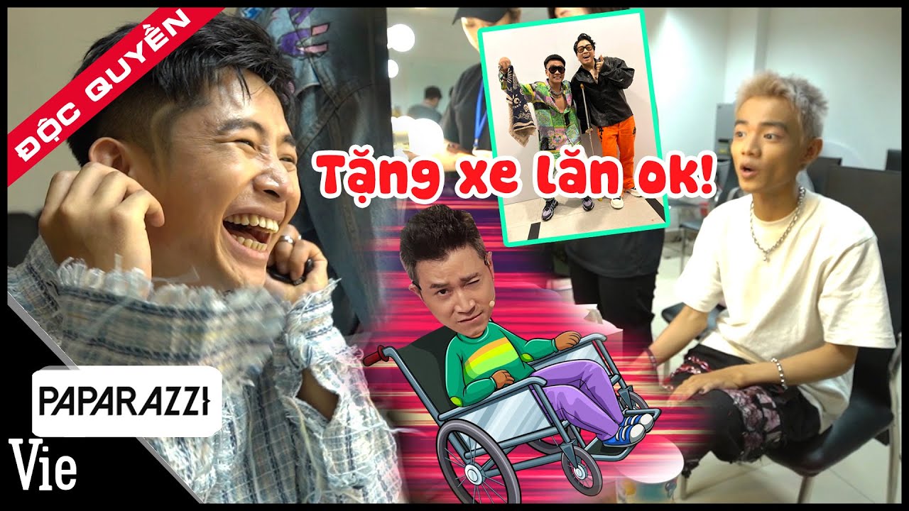 ViePaparazzi | Đạt Dope hiến kế Ricky Star tặng xe lăn cho thầy Karik dịp sinh nhật | Hậu trường Rap Việt Concert