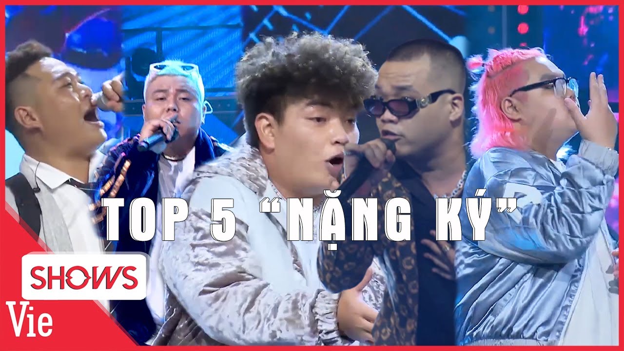 Top 5 tiết mục của những rapper "NẶNG KÝ" trong vòng 1 Rap Việt được các HLV vô cùng thích thú