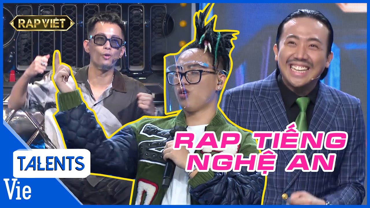 Trấn Thành thích thú nam rapper rap tiếng Nghệ An, Rhymastic cũng bắn vài câu đáp trả | Rap Việt