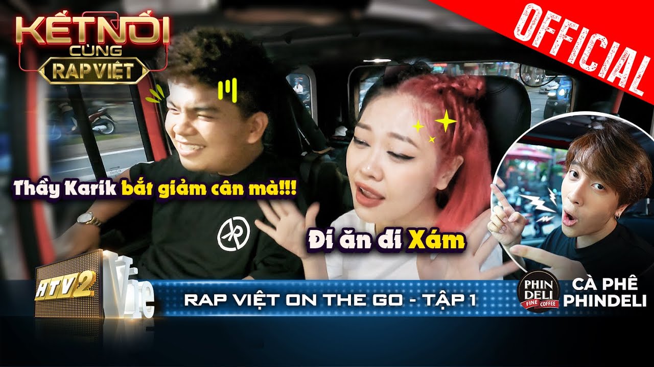 Rap Việt On The Go #1: Sidie lập hội cùng Xám "bóc mẽ" sạch sành sanh HLV Karik |Rap Việt-Mùa 2