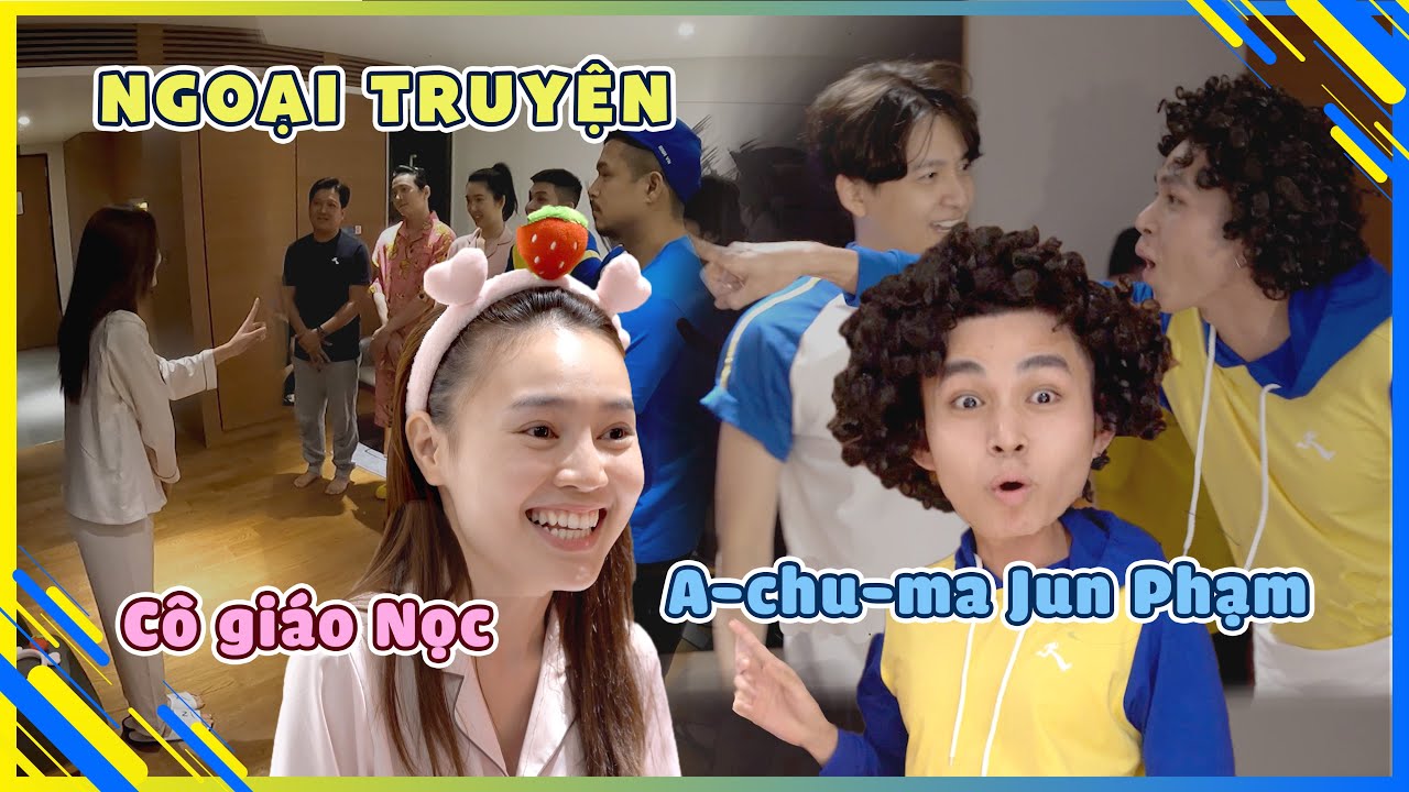 NGOẠI TRUYỆN: Vở kịch cô giáo Nọc dạy tiếng Hàn và A-chu-ma khó tính Jun Phạm | Running Man Vietnam