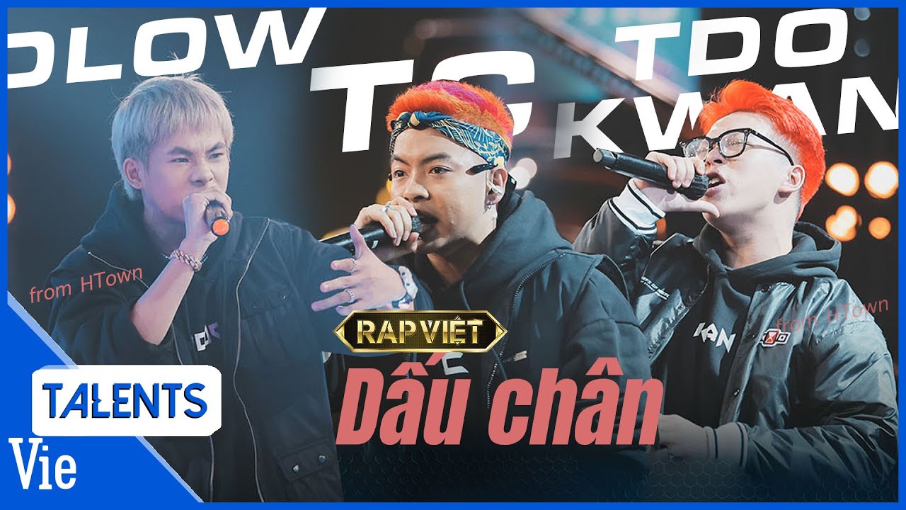 Karik tung nón cứu Dlow, bộ 3 T.C – TDO Kwan – Dlow from HTOWN thổi bùng sân khấu với "Dấu chân"