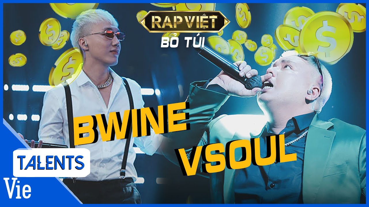 Siêu lyrics B-WINE & siêu melody VSOUL đối đầu khi tiền đang xả ra khiến Karik phấn khích | Rap Việt