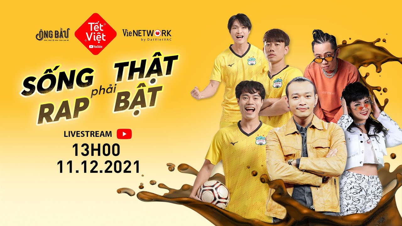 TẾT VIỆT: Văn Toàn, Minh Vương phấn khích với màn rap battle của DT vs V# | YouTube x Ông Bầu