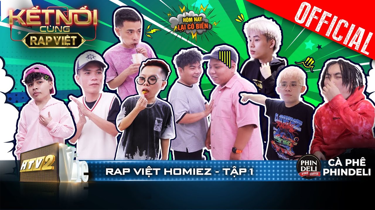 Rap Việt Homiez #1: DLow best game thủ nhà chung, Xám-Vsoul tăng trình nhờ ngủ ngáy|Rap Việt – Mùa 2