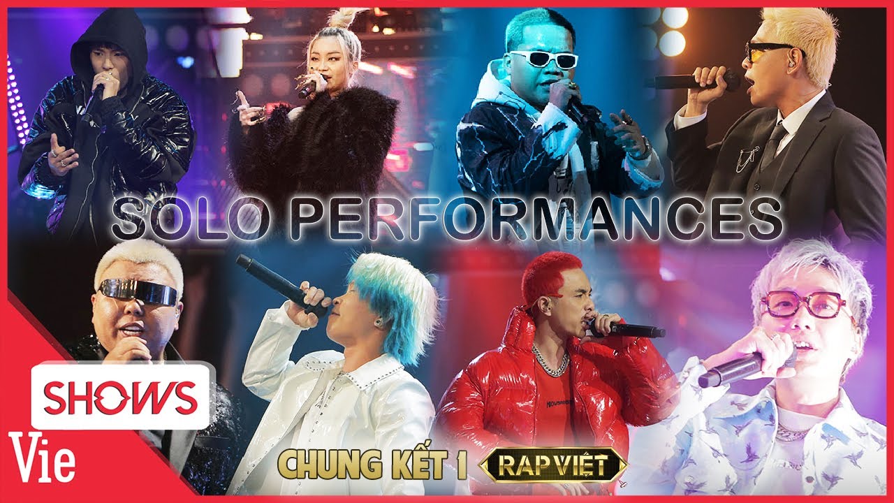 Bùng nổ với 8 màn chính diễn SOLO truyền cảm hứng nhất tại đêm CHUNG KẾT 1 Rap Việt mùa 2