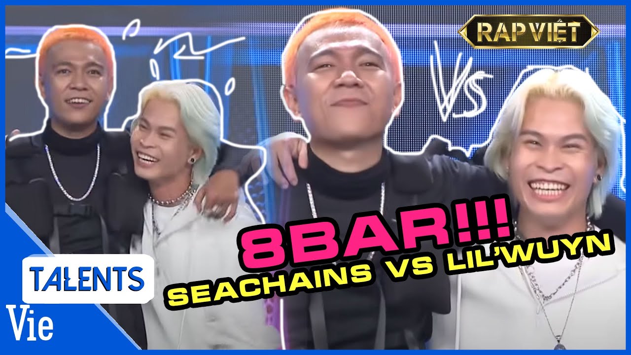 Seachains đối đầu Lil'Wuyn trong trận 8Bar đầy kịch tính với chủ đề về phụ nữ | Rap Việt Mùa 2
