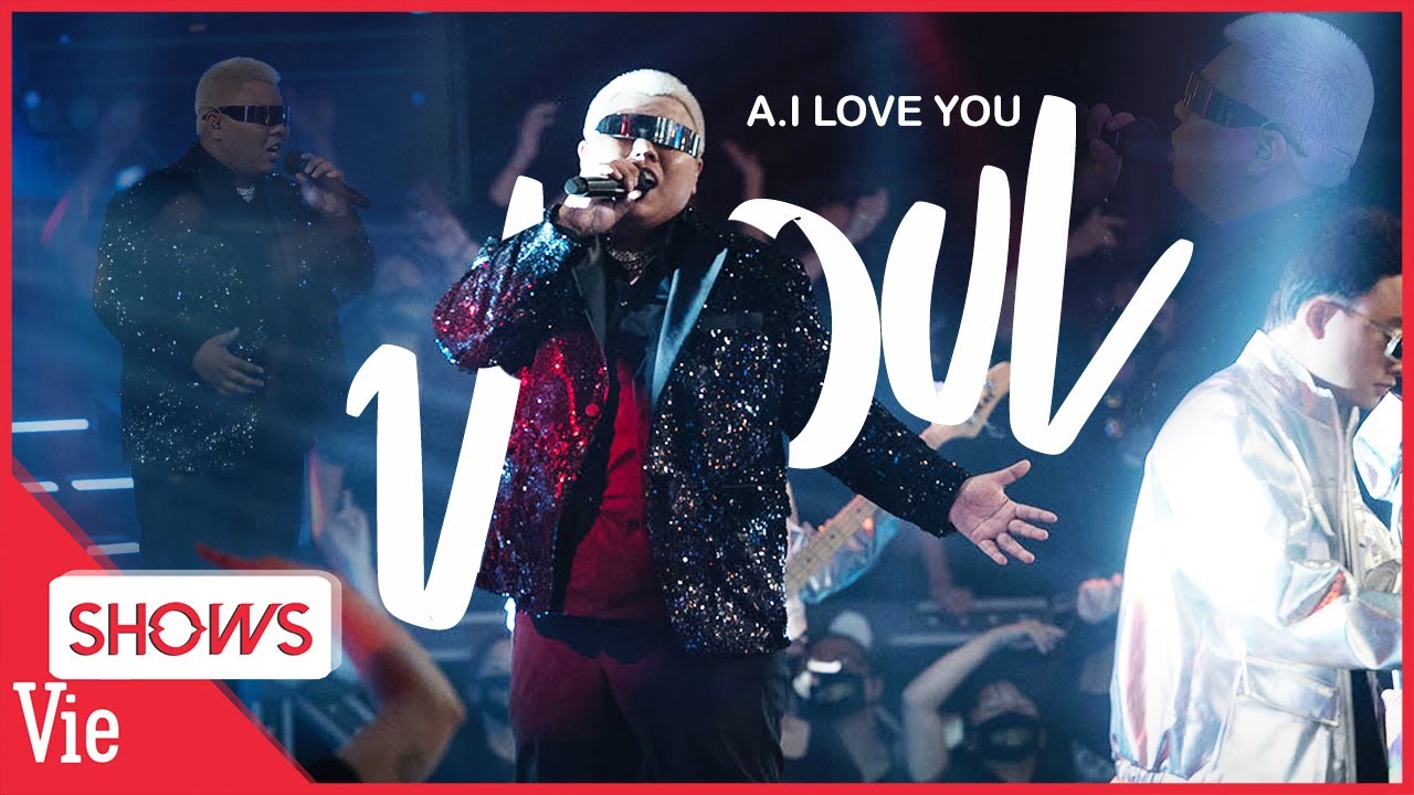 Vsoul retro - mang âm nhạc vũ trụ kể về tình yêu với "A.I Love You" |Rap Việt Live Stage