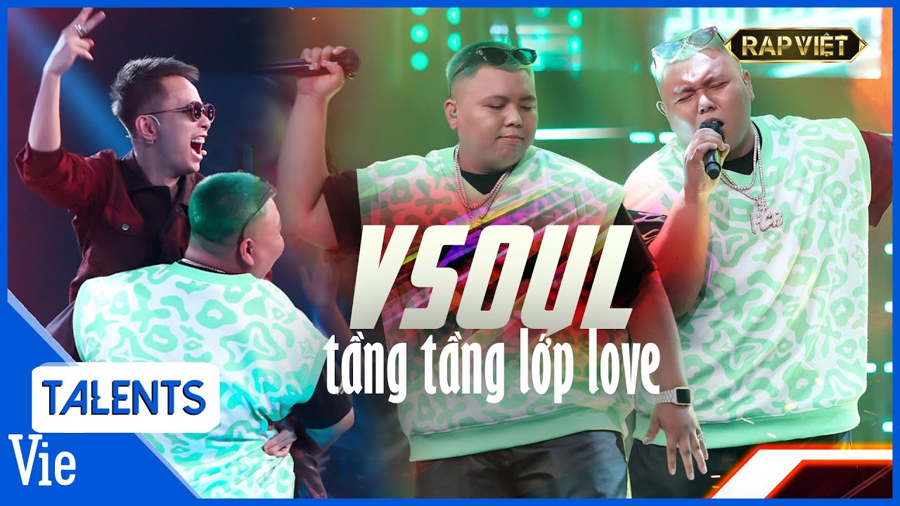 Vsoul thẳng tiến vào chung kết với "Tầng tầng lớp love", Rhymastic nhảy cẫng hạnh phúc | Rap Việt
