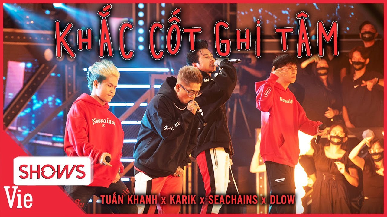 Bùng nổ cảm xúc Karik, Seachains, Dlow "Khắc Cốt Ghi Tâm", tạo nên tuyệt tác tại chung kết Rap Việt