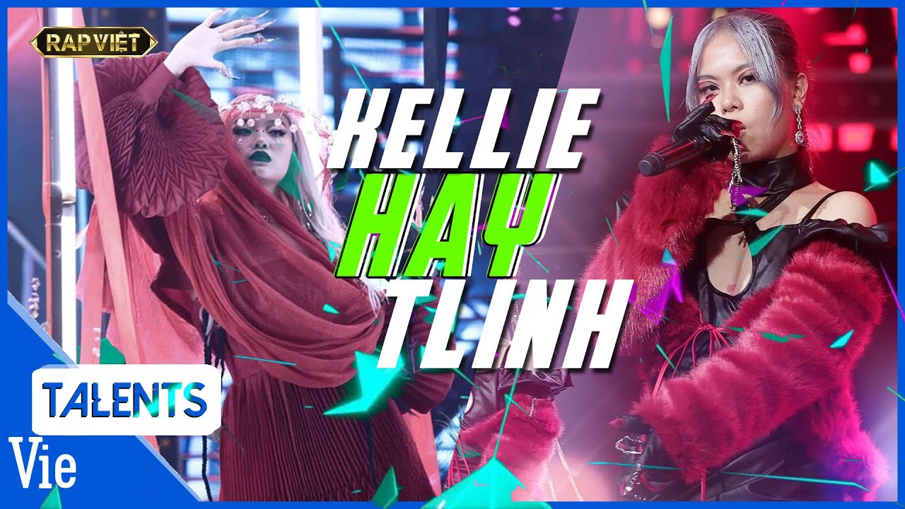So trình bắn rap của tlinh vs Kellie - 2 cô gái gây ấn tượng mạnh mẽ của Rap Việt