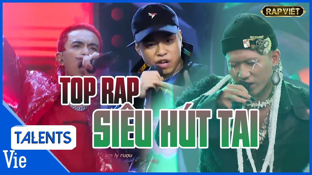 SIÊU HÚT TAI những bản Rap cực chất ấn tượng tại Rap Việt Mùa 2, nghe đi nghe lại vẫn ghiền