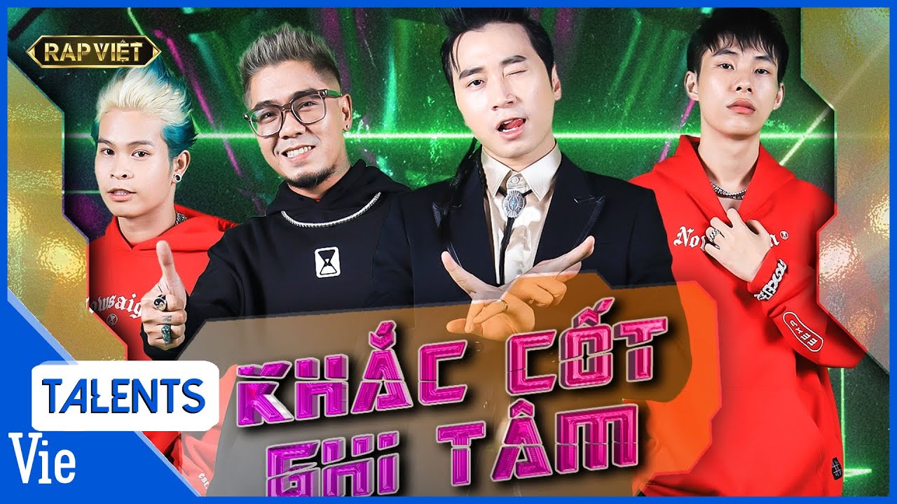 "Khắc cốt ghi tâm" màn trình diễn đỉnh cao bộ 3 thầy trò Karik – Dlow – Seachains tại CK Rap Việt