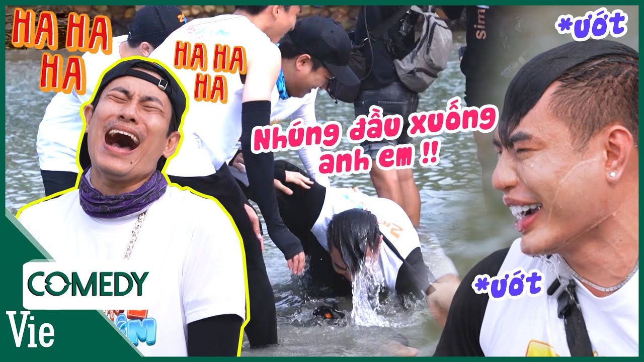Kiều Minh Tuấn cười vang động Dương Lâm bị nhúng nước tập thể, catwalk ướt đầu đọ với Tiểu Vy | 2N1D